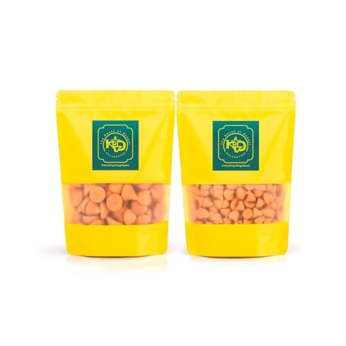 Image of KVD Collection Bangla Premium Handmade Bengal Sona Moong Dal Bori - 250 grams (Mix Size)