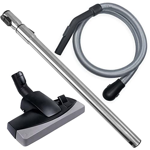 PRIMEBAG - Schlauch, Griff, Teleskoprohr, Bodendüse passend für Miele S300i, S400i Serie - S321i S323i S356i S421i S441i Miele Staubsauger - Bestleistung beim Saugen