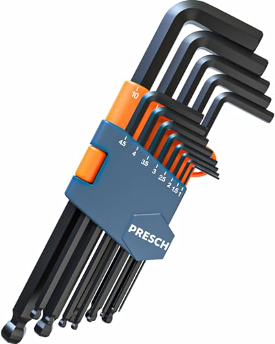 PRESCH Innensechskant Satz 13 tlg mit Kugelkopf HX - Profi...