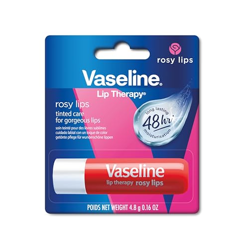 Vaseline Lip Therapy Rosy - Bálsamo labial tintado con almendra y aceite de rosa (rosa)