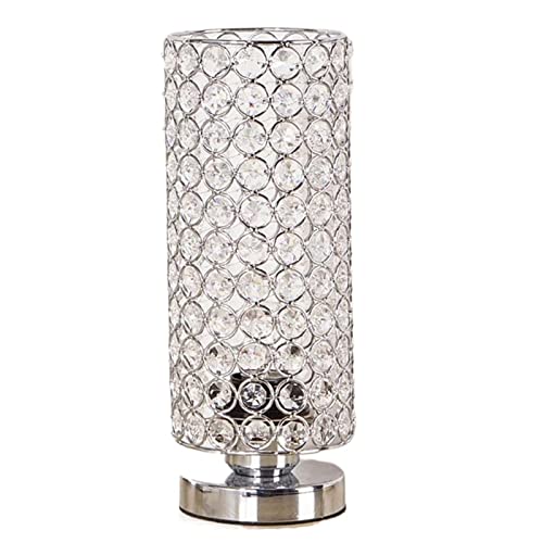 Lampe de chevet en cristal crée une ambiance douce au salon