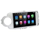 radio yaris 2019 【Mirror Link y entrada de cámara AHD】 Compatible con Android e IOS, refleje su teléfono inteligente en la pantalla estéreo del automóvil de 9 pulgadas mediante USB o WIFI. La cámara AHD tiene una mejor visión nocturna y de píxeles en comparación con la cámara de marcha atrás CVBS anterior.