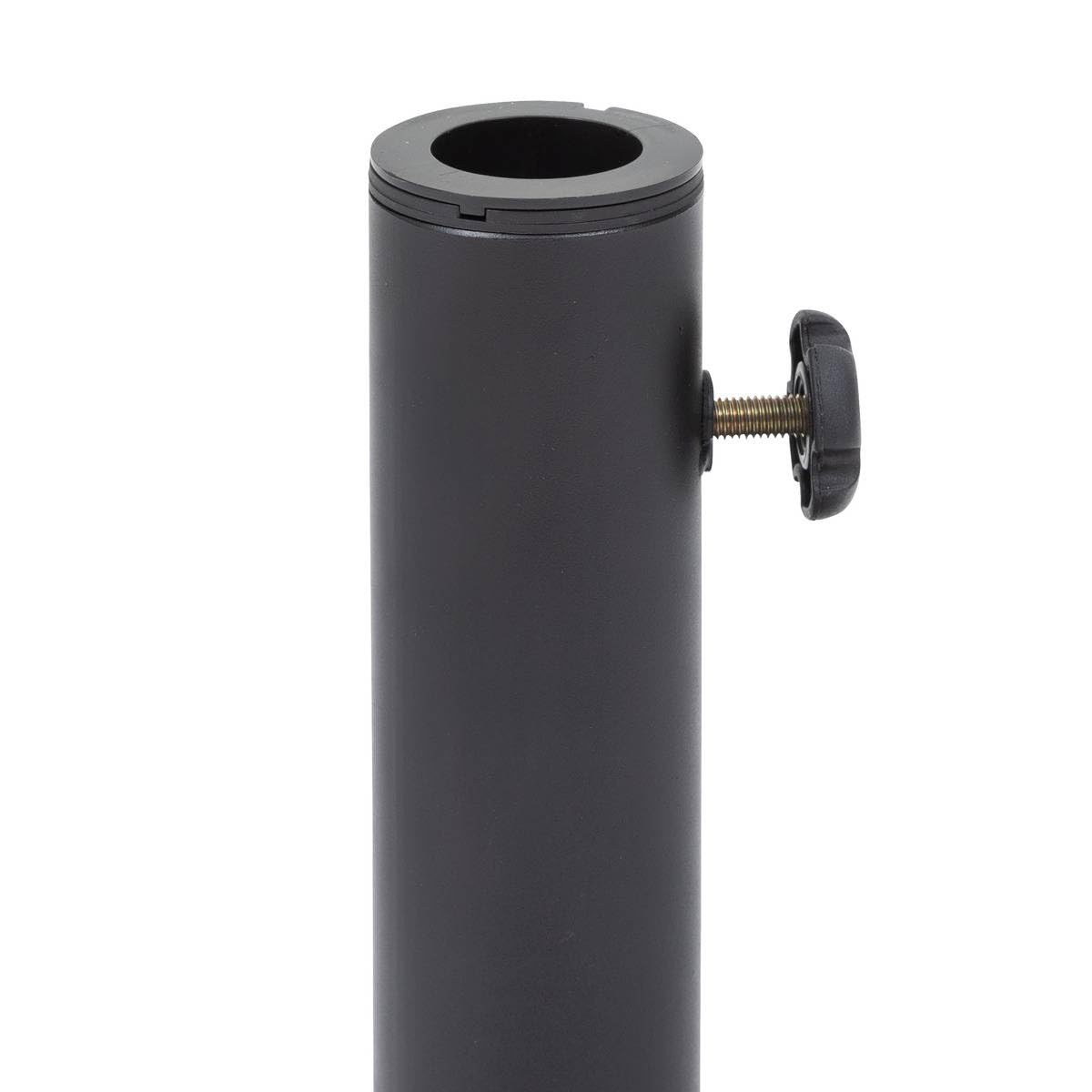 Hespéride - Soporte de sombrilla Redondo Negro - 15 kg