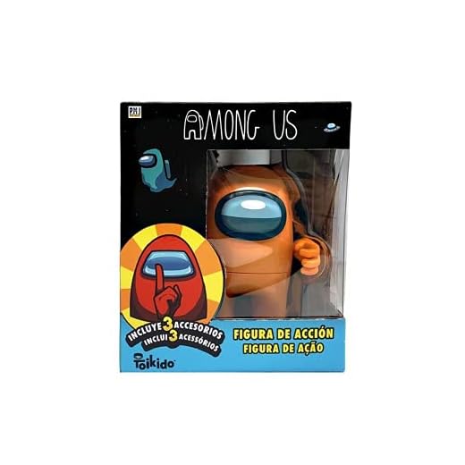 Bizak- Among Us Figura de Acción Pack de 1 en Caja Surtido (64116010), Multicolor