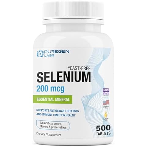Puregen Labs Selenium 200 mcg Tablets Cover