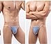 KEACUT Fashionable Men's Thong—Snap Closure, Lightweight and Breathable Fabric, Comfortable High Elastic Waistband 3 Pack(XL)