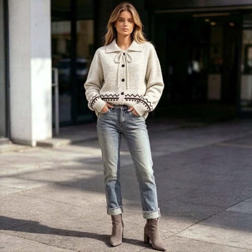 Cardigan for Women Long Sleeve Button Up Sweater Cardigan Fall Outfits - image 3