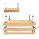 Buchpresse aus Holz, 30x20cm Buchpresse Multifunktionale Manuelle Stabiles Buchbindewerkzeug Praktisches Buchbindezubehör DIY-Buchbindeetiketten Holzformfaktor Polsterpresse Für Zuhause Schule