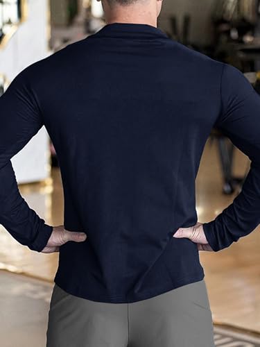Image of Noble Monk Men's Active wear Regular Fit T Shirt |Full Sleeves |Casual T-Shirt for Men