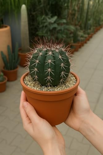 Turk's Cap Cactus (Melocactus neryi) - Extra Large - Live Plant - Reddish Cephalium Forming - Collector Cacti