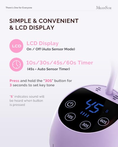Image of MelodySusie Gooseneck Cordless UV Nail Lamp P-ArtM2 Light for Nail Tips
