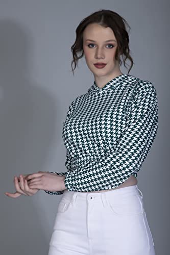 Image of Leriya Fashion Women's Western Crop Top with Hoodie Neck & Long Sleeve || Hoodies with Loose Fit is Comfortable Wear for Sports | Gym | Workout | Yoga | Casual.