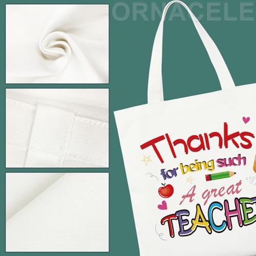 Set de 4 bolsas tipo tote para regalo a profesores miniatura 5