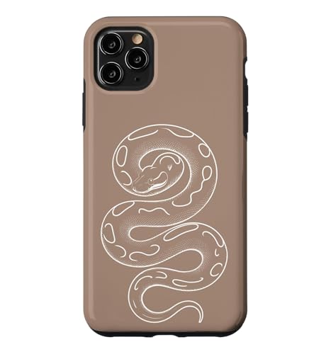 Ball Python Morph Lover �X�l�[�N�O���t�B�b�N �u���E�� �X�}�z�P�[�X iPhone 11 Pro Max �p