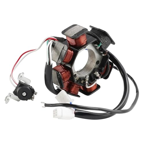 Stator YBR125 résout les pannes de batterie et d'allumage moto 7 bobines