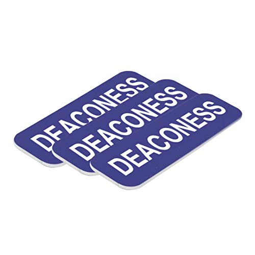 Deaconess 1 x 3�C���` �l�[���^�O �u���[ (3�p�b�N)