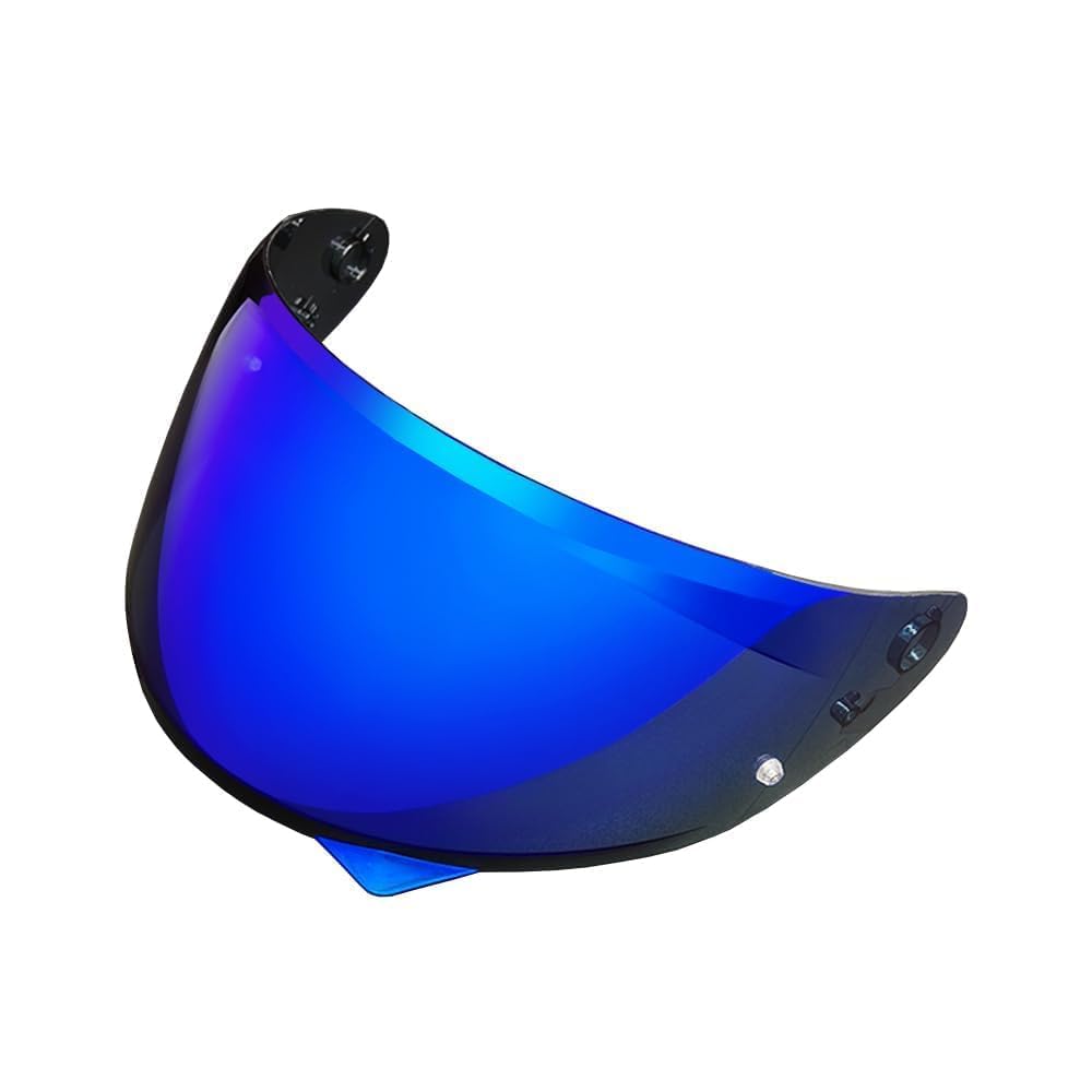 ZJHFDC Motorcycle Helmet Visor for HJC C10 HJ-34P, Windproof Anti Scratch Helmet Visor Replacement Motorcycle Accessories,normal-Irevodeepblue