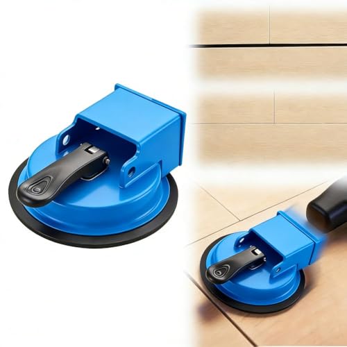Floor Gap Fixer Tool, 2026 Upgraded Heavy Duty Floor Gap Fixer Suction Cup Tool, Adjustable Height Setter &amp; Countertop Leveling Tools for Vinyl, Wood, Laminate Floors (Blue)