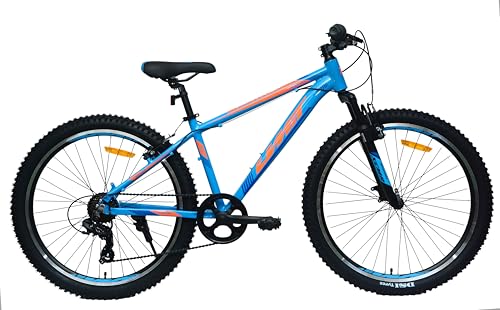 DEPORBIKES Bicicleta montaña 26 Pulgadas | Bicicleta de montaña + Cambio Shimano 7 Velocidades + Suspensión Delantera + Frenos V-Break | Mountain Bike Ideal para jóvenes