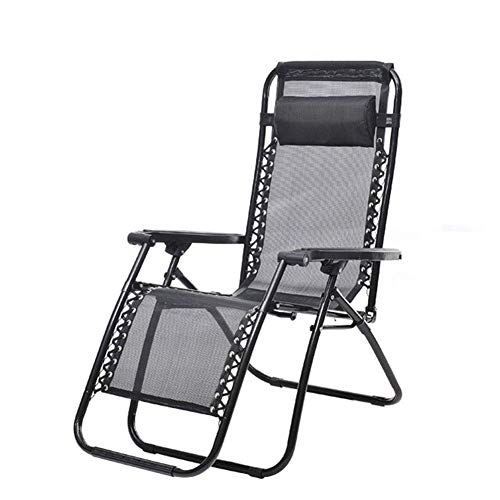 Chaise de pont réglable coulissante FANDIAO pliante avec appui-tête