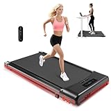 Worldgeil Walking Pad Laufband für Zuhause Klappbares – 1–6 km/h Under...
