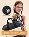 LOVEVOOK Laptop Backpack for Women, 15.6 Inch Teacher Backpack for Work Travel for School College Bookbag for Teen Girls Waterproof Computer Bag Purse Nurse Business, Black-Beige-Grey