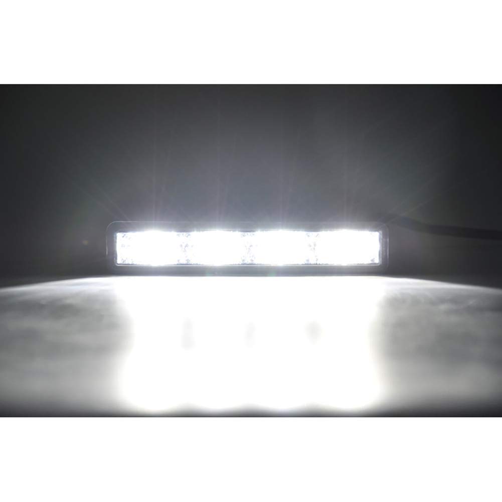 Luci diurne universali (DRL) - 4W Cree LED - 125x24x33mm - incl. omologazione E