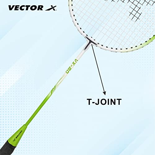 Image of Vector X VXB-80 Aluminum Head Steel Shaft Light Weight Badminton Racquets