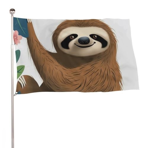 Drapeau de jardin grand format pour habiller une grande cour vide