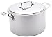 USA Pan 1520CW-1 Cookware 5-Ply Stainless Steel 8 Quart Stock Pot with Cover, Oven and Dishwasher Safe, Made in The USA, Silver