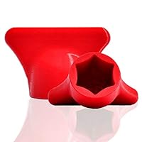 VHBW - Accessorio Stacca Impasto Compatibile Con Vorwerk Bimby Tm5, Tm6 Robot Da Cucina- Fiore Per Impasto, Plastica, Rosso