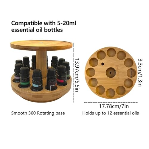 Soporte Circular de Madera para Difusor de Aceites miniatura 7