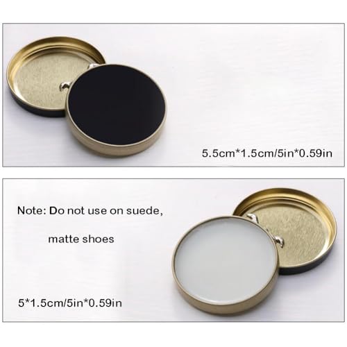 Juego de pulidor de Zapatos de Piel – Kit de Pulido de Zapatos Profesional, de Limpieza portátil | Kit Todo en para el Cuidado de los Zapatos con cepillos, pulidores, de Esponja, fácil - imagen 6