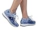 Jeans Sports Shoes, Handmade Women's Sports Shoes, Blue Jeans Embroidered Sports Shoes, Women's Sports Shoes, Birthday gift (9, blue)