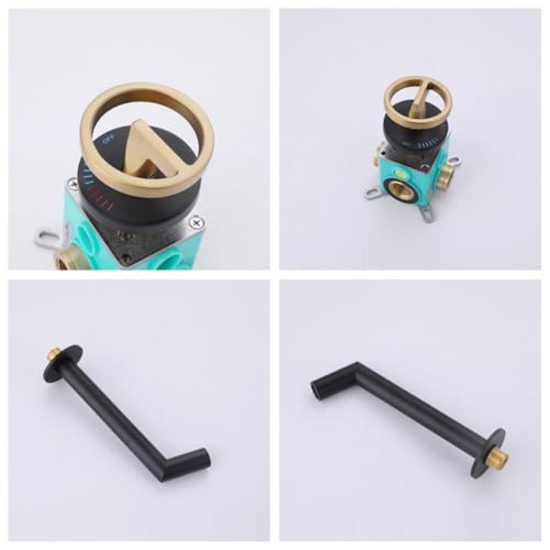Grifo de montaje de pared para lavabo de baño y tocador moderno cromado 2
