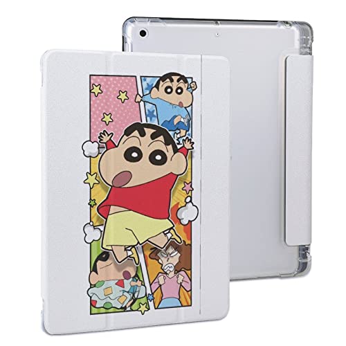 クレヨンしんちゃん IPAD Pro 2020/IPAD 2020/IPAD 2020 AIR 4/IPAD Pro 2021 ケース 2020 極薄 落下衝撃保護 角度調節可能なスタンド 2020&2021 ipad 軽量 シルク手触り Blosun 三