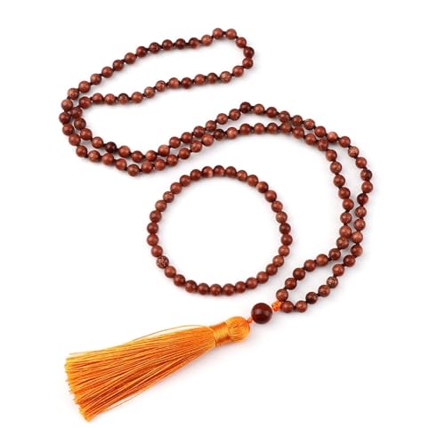 Bracelets de perles pour hommes en pierres naturelles et cristal tissé