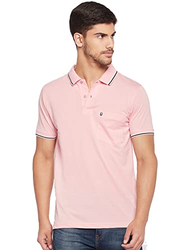 Image of UNIBERRY Men's Cotton Half Sleeves Solid Polo Neck T-shirt-MT4-BG 4XL