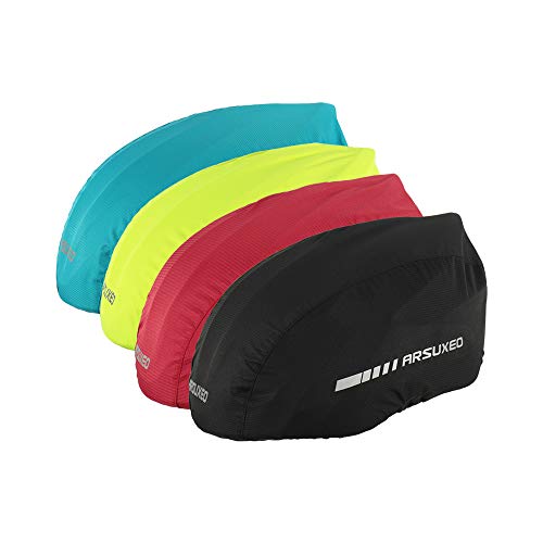 KKmoon Capa impermeável para capacete de bicicleta com faixa reflexiva Capacete para bicicleta de ci
