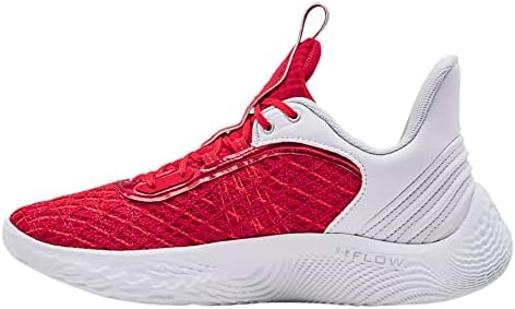 Under Armour Curry Flow 9 Team Basketball Shoes - Red - Men's Size 12 / Women's Size 13.5, Red/White