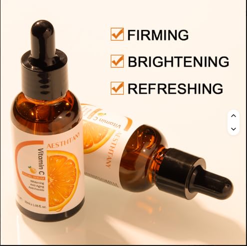 Vitamin C Face Serum – Anti-Aging & Brightening Korean skin care Formula with Hyaluronic Acid & Vitamin E – Fades Dark Spots, Evens Skin Tone, Reduces Fine Lines & Wrinkles - Image 5