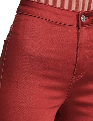 Image of Marks & Spencer Womens Solid High Rise Skinny Fit Trouser