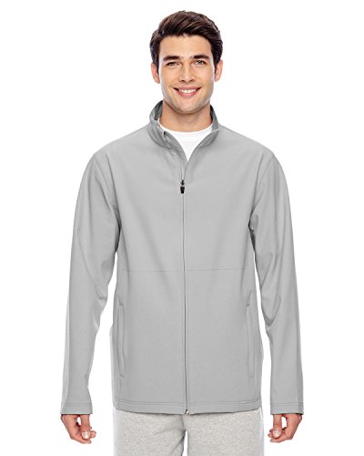 Team 365 Men's Leader Soft Shell Jacket L SPORT SILVER