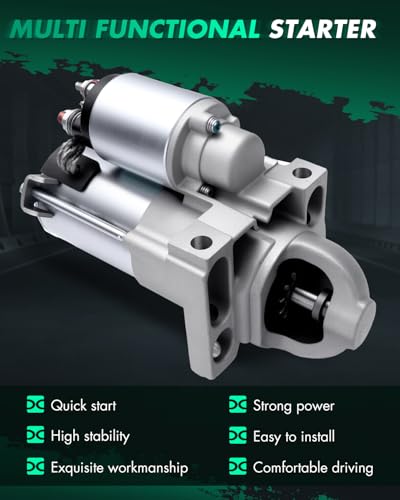 Image of SCITOO Starters fit for 2002-2005 for Cadillac Escalade 2003-2005 for GMC Yukon for Cadillac Escalade ESV 2002-2005 for Cadillac Escalade EXT 2003-2005 for Chevrolet Express 8000052 8000061 6492N