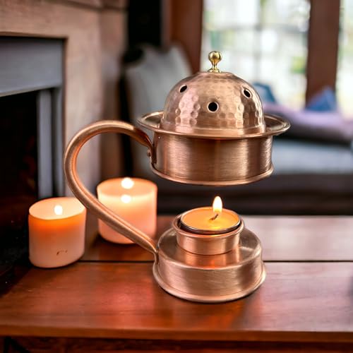 Leila'S Kitchen Copper Incense Holder thumb #1