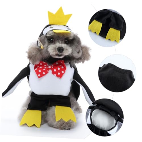 Disfraz para perro capa de pingüino talla L miniatura 4