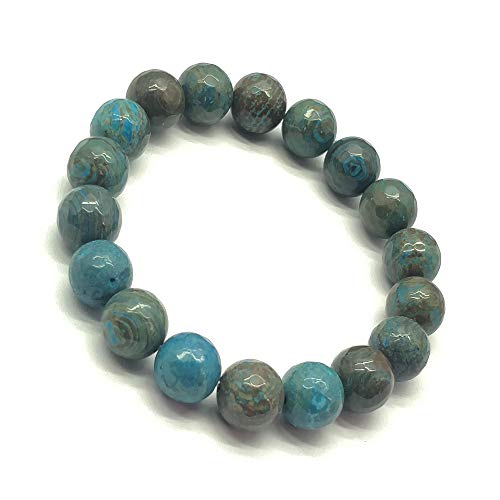 Bracelet perles azurite harmonie intérieure et prospérité spirituelle