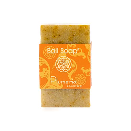 Bali Soap - Plumeria Pack of 12, Natural Soap Bar, Face or Body Soap Best for All Skin Types, For Women, Men & Teens, 3.5 Oz each