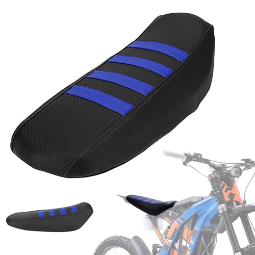 Housse de siège pour vélo électrique Surron bleu résout le problème de selle rehaussée élargie