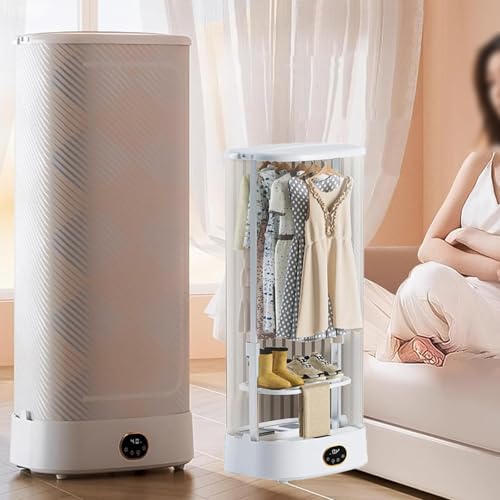 Cplsntaeam Secadora de Ropa Plegable, Secadora compacta para Apartamentos, Viajes y Espacios pequeños, Mini Secadora eléctrica Plegable con Bolsa Seca para Ropa Liviana y Ropa de bebé